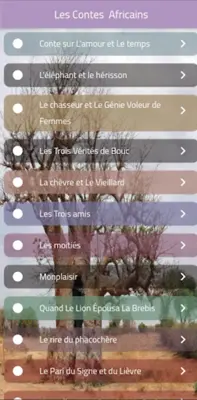 Contes Africains android App screenshot 1